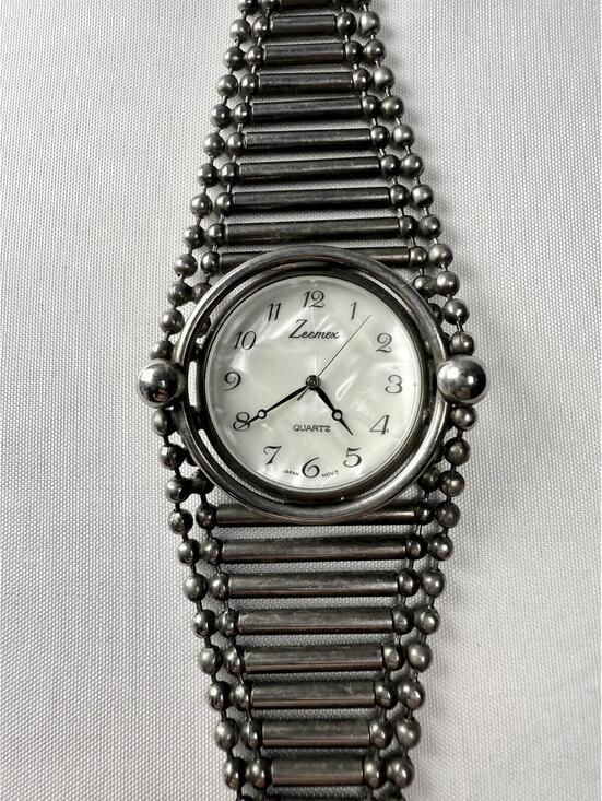 Accessories - Vintage Zeemex Women’s Watch Wristwatch Silver Color
